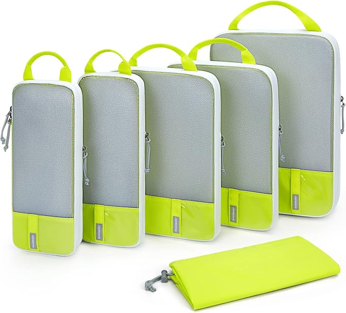 BAGSMART 6 Set Compression Packing Cubes by BAGSMART