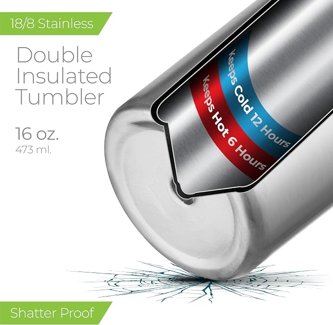 SIPX™ Triple-Insulated Tumblers - 16oz. Premium Modern Tumbler - Image 3