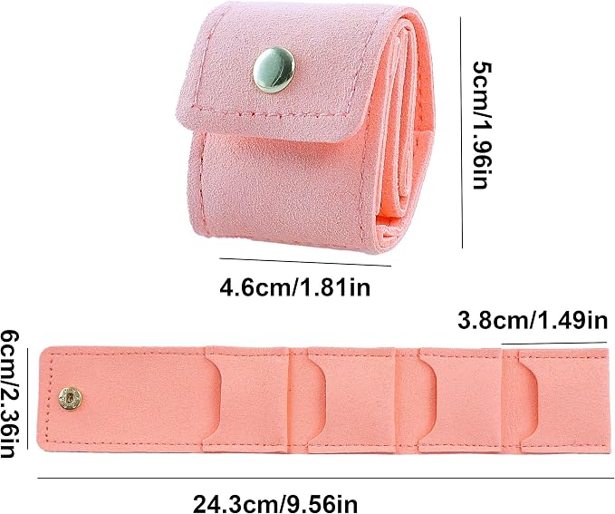 3 PCS Mini Travel Jewelry Organizer Bag - Image 3