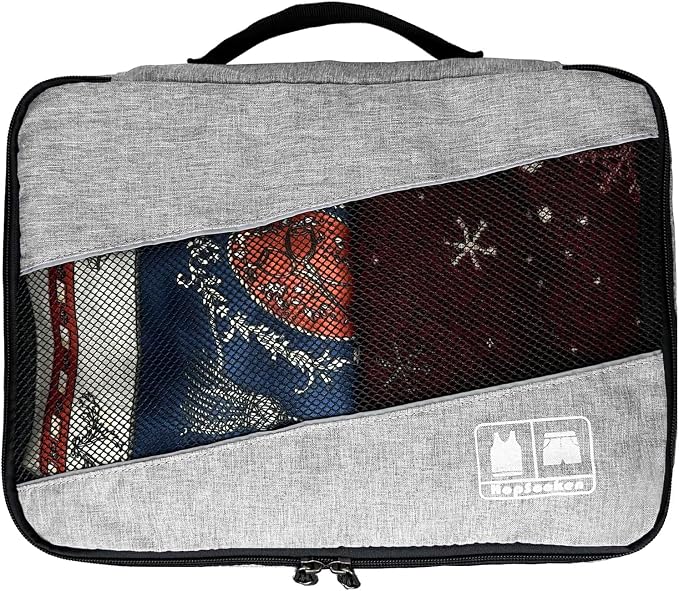 5 Set Packing Cubes for Travel Large Suitcase Luggage Organizer Bags Travel - Image 5