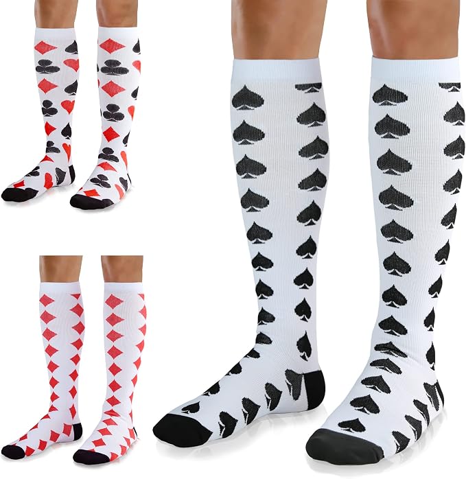 Medical Compression Socks for Women and Men 3 Pairs 20-30 mmHg Knee High by UUSOCKS