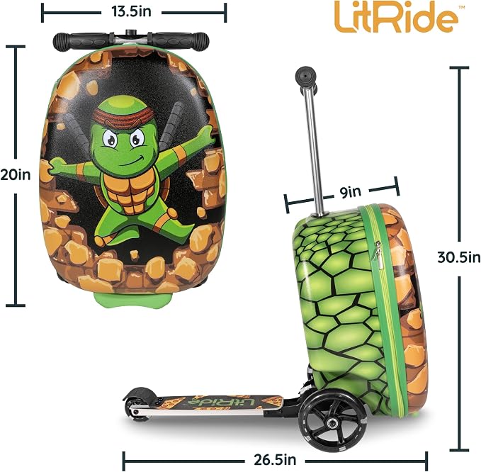 Hardshell Kids Ride-On Luggage - Image 6