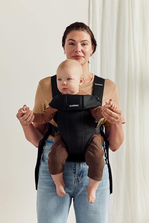 BabyBjörn Baby Carrier Mini, 3D Mesh | Newborn Carrier, Easy-to-Use - Image 8