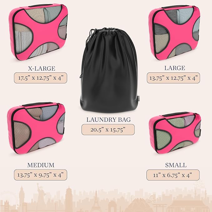 Shacke Premium 5 Packing Cubes Set - Image 4
