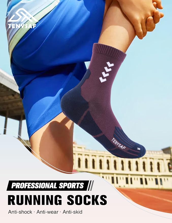 Compression Crew Running Socks: Athletic Socks - Image 2