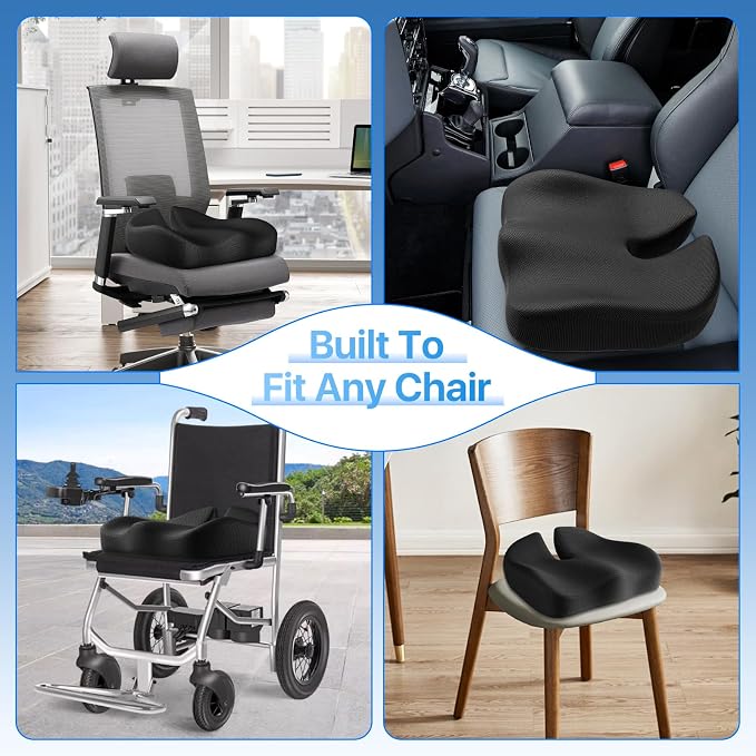 Seat Cushion, Extra Large Memory Foam Cushion - Image 7