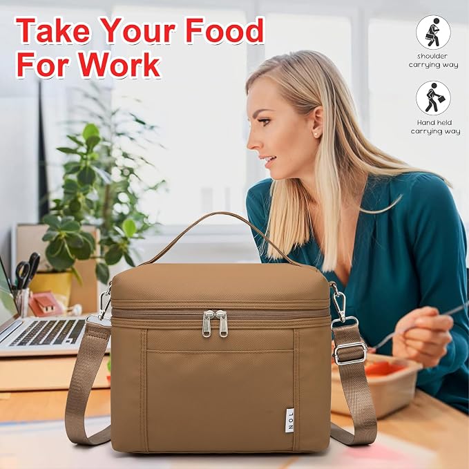 NOL Natural Organic Lifestyle Insulated Lunch Bags - Image 9