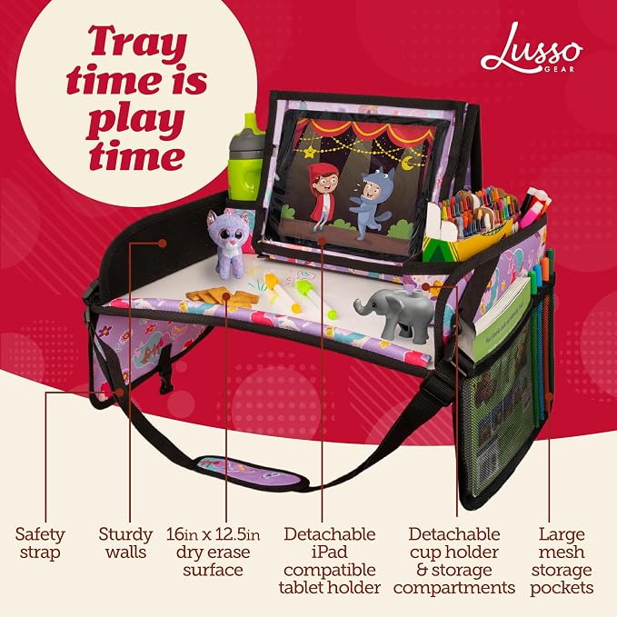Lusso Gear Kids Travel Tray for Car - Image 2