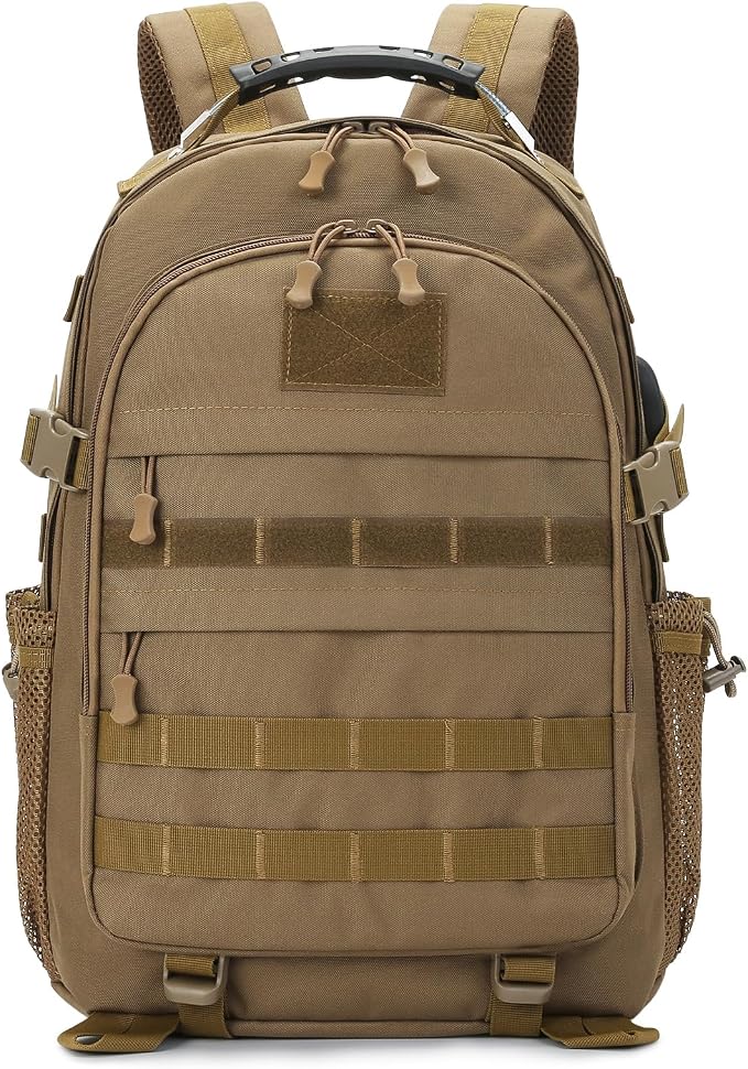HUNTVP Military Tactical Backpack 40L Large Army 3 Day Assault Pack Molle Bag by Huntvp
