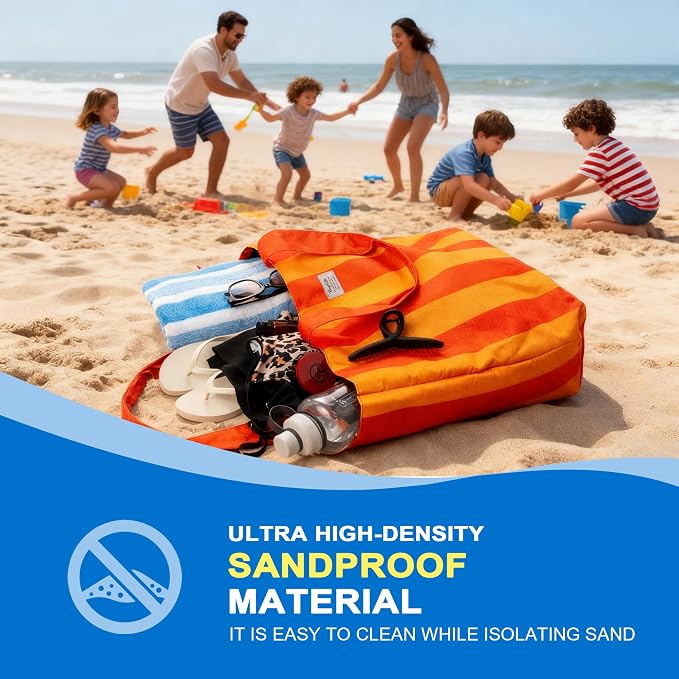 Beach Bags Waterproof Sandproof, XL Large Pool Tote Bag - Image 4