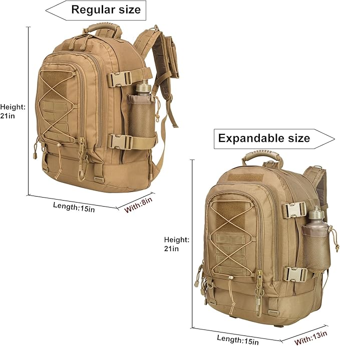 Large Tactical Backpack for Men Military Backpack - Image 5
