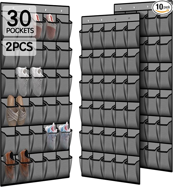 2PCS Over the Door Shoe Organizer by Unknown