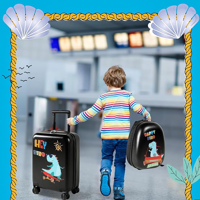 Weewooday Kids Luggage and Backpack 18" Suitcase - Image 5