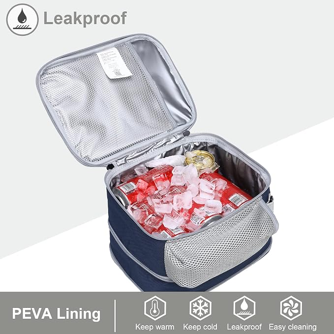 MIER Expandable Lunch Bag Insulated Lunch Box - Image 5