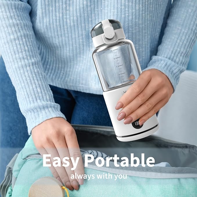 IXTECH Portable Water Warmer for Baby Formula, Milk Warmer for Travel, 10 oz. - Image 8