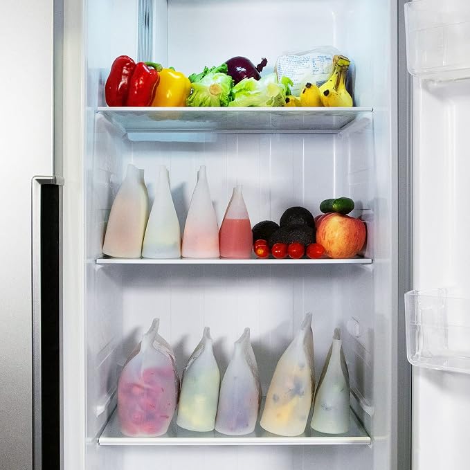 Reusable Silicone Food Storage Bag, - Image 7