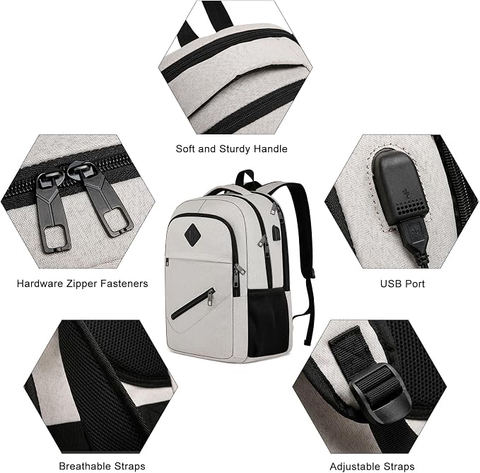 BIKROD Backpack for Girls Women, School Backpack for Teen Boys, Lightweight - Image 3