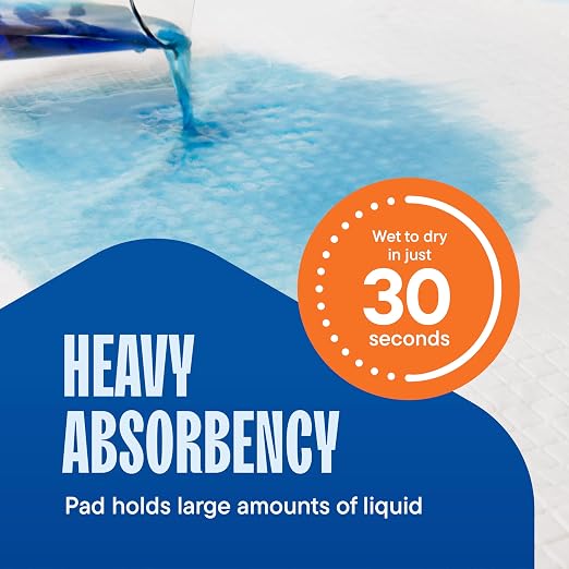Chucks Pads Disposable Underpads 23x36 Incontinence Chux Pads Absorbent Fluff - Image 2
