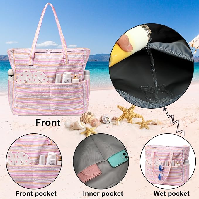 Waterproof Beach Tote Pool Bags - Image 5