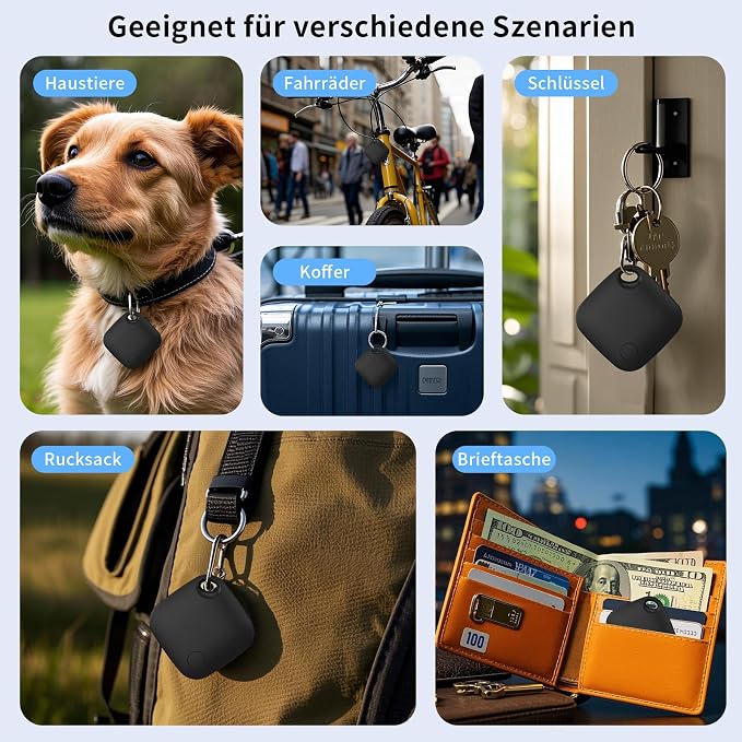 Air Tracker Tag 4 Pack Bluetooth Luggage Tracker tag Locator Works - Image 7