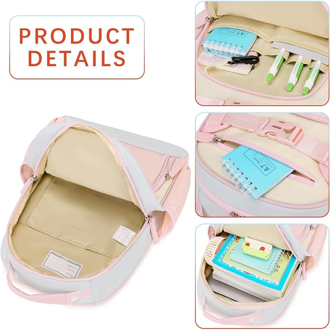 Lightweight Cute Kids Backpack for School Kindergarten Elementary Backpacks for - Image 5