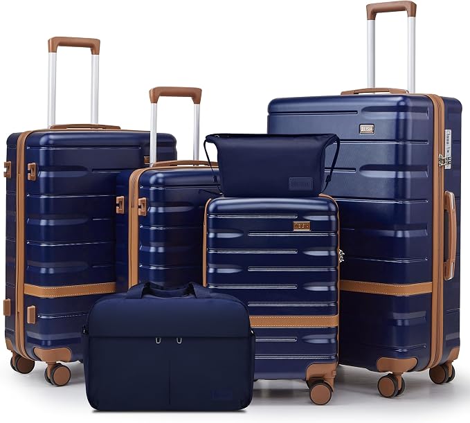 Luggage Sets Lightweight Hard Shell Suitcases by Unknown
