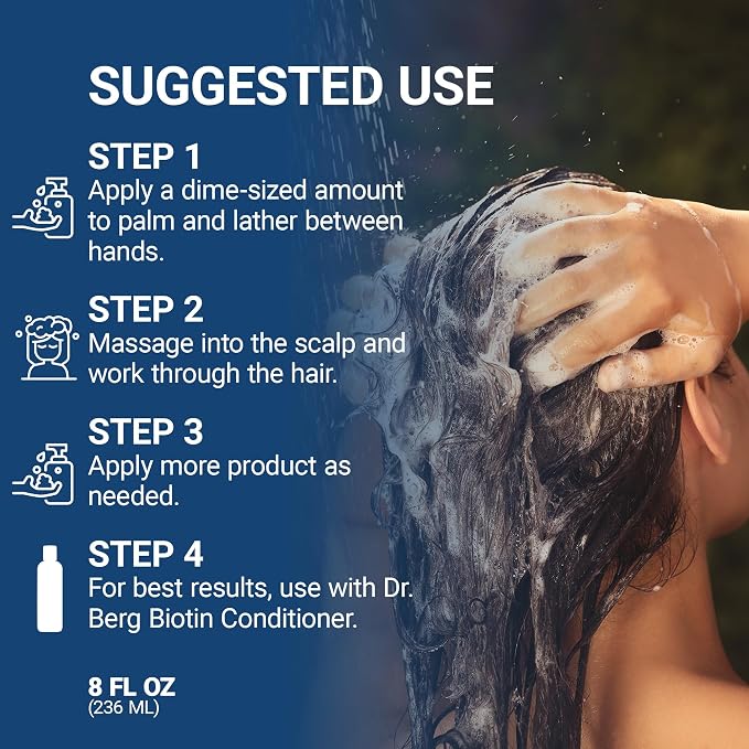Dr. Berg Biotin Shampoo for Men & Women - Image 7