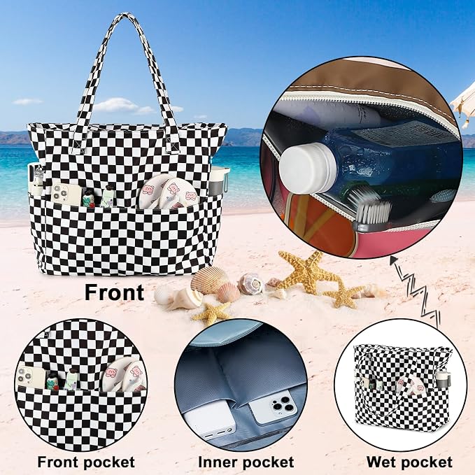 Waterproof Beach Tote Pool Bags - Image 4