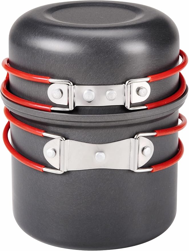 Bulin 24/13/11/8/4 PCS Camping Cookware Mess Kit Lightweight Backpacking by BULIN