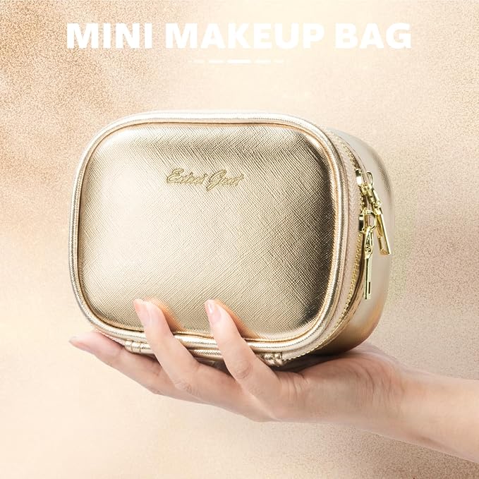 Small Makeup Bag Travel Train Case - Image 5