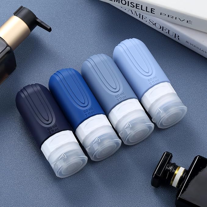 Travel Bottles for Toiletries, Tsa Approved 2oz Travel size Bottles, BPA Free - Image 6