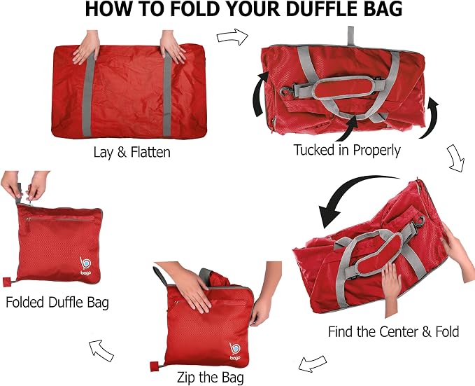 Bago Large Foldable Duffel Bags - Image 8
