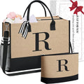 BAGAIL Initial Tote Bag, Personalized Birthday Gifts by BAGAIL