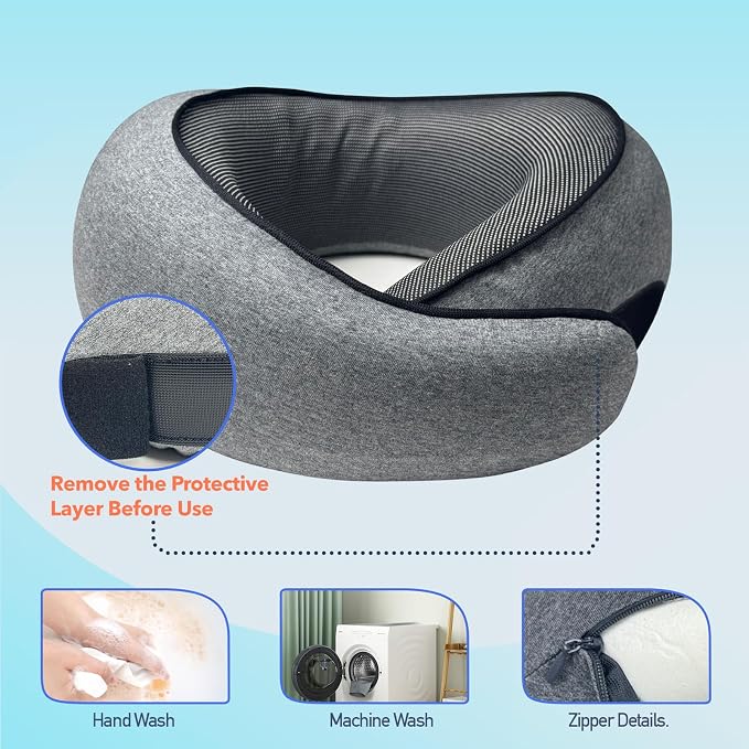 Travel Pillow | High-Density Memory Foam Pillow - Image 5