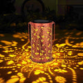 Homemory Bee Solar Lanterns Lights Outdoor Waterproof, Hollowed-Out Metal Decor by Homemory