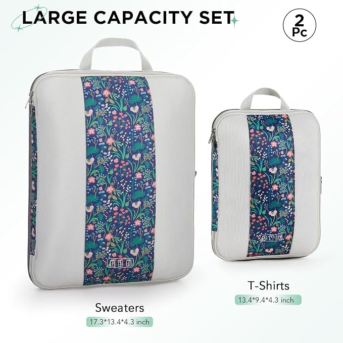 2 Set Compression Packing Cubes - Image 2