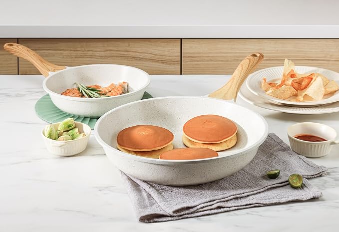 SENSARTE Nonstick Ceramic Cookware Set 13-Piece, Healthy Pots and Pans Set - Image 9
