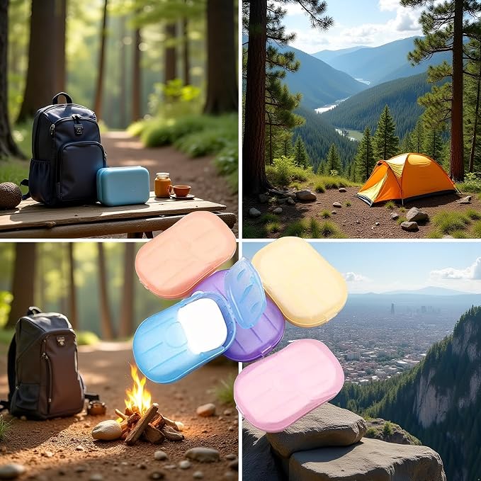 500 Sheets Colorful Disposable Soap Paper 5 Boxes Hand Cleaner Fragrance Mini - Image 5
