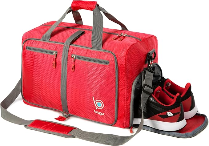 Bago Foldable Duffel Bags for Traveling Women & Men - 40L Sports Packable - Image 4