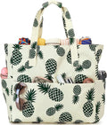 LEDAOU Large Beach Tote Bag Women Waterproof Sandproof Zipper Beach Tote Bag by LEDAOU