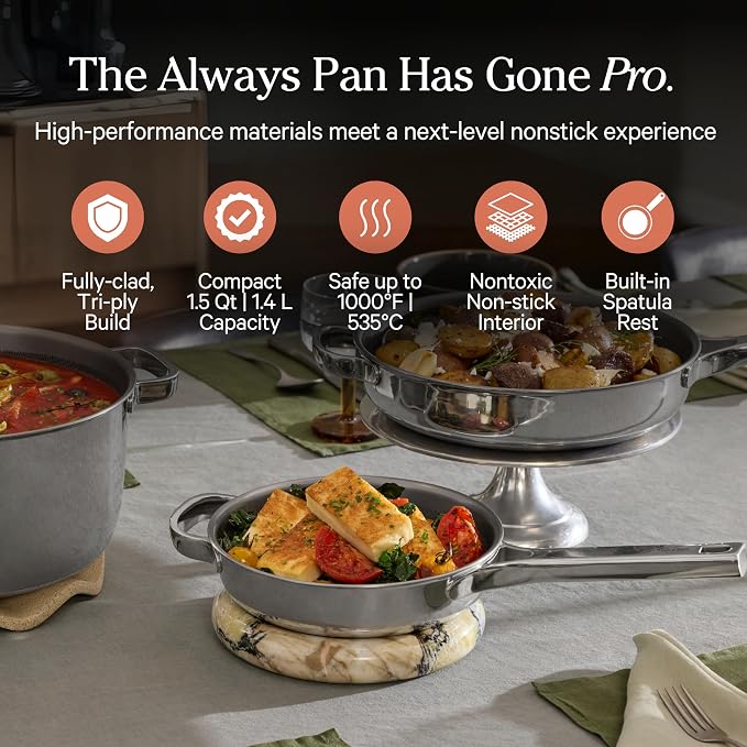 Our Place Titanium Pro Mini Cookware Duo – Always Pan & Perfect Pot - Image 2