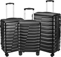Lightweight Luggage with Spinner Wheels & YKK Zipper, Hard Shell 3-Piece by WireHot