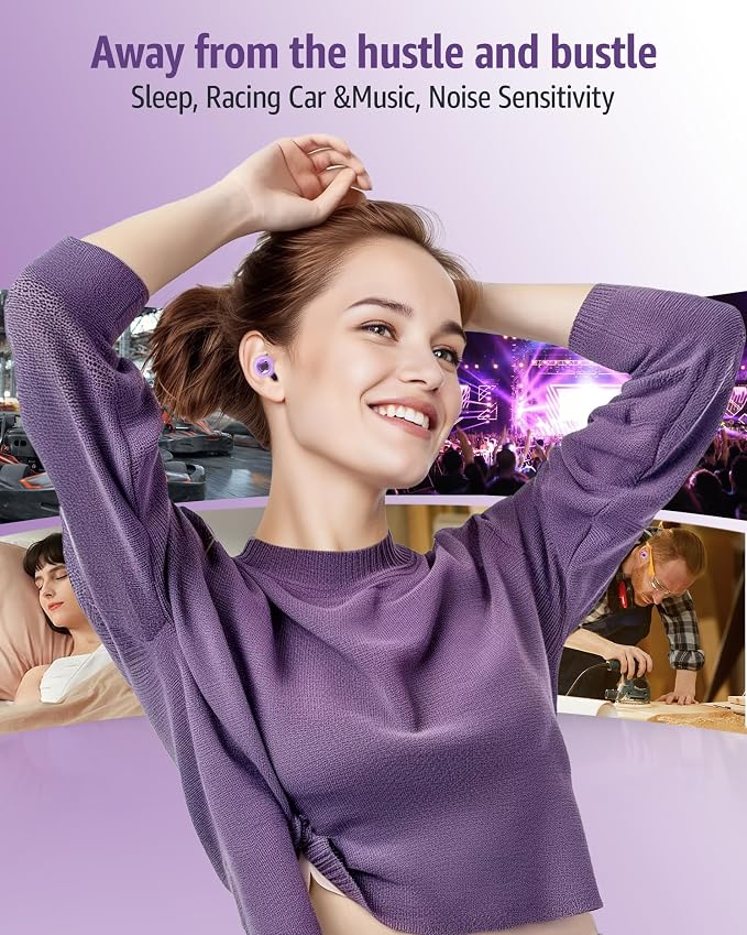 Ear Plugs for Sleeping Noise Cancelling: 45db Ultra-Comfy Reusable - Image 3