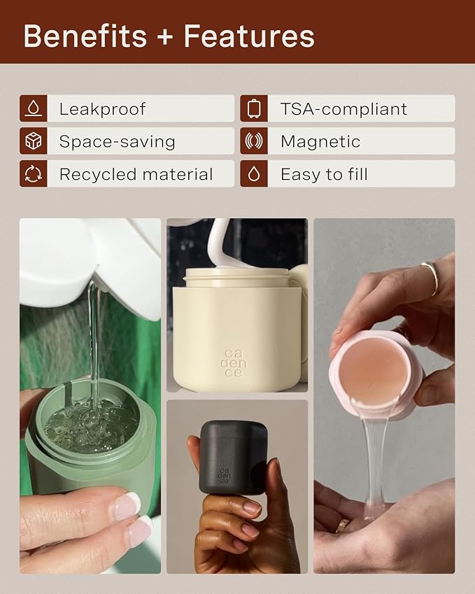 Cadence Travel Containers Haircare Capsule Set - Image 2