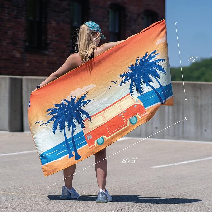 Sprints Athletic Running Towel, Full-Sized, Car Seat Cover - Image 2