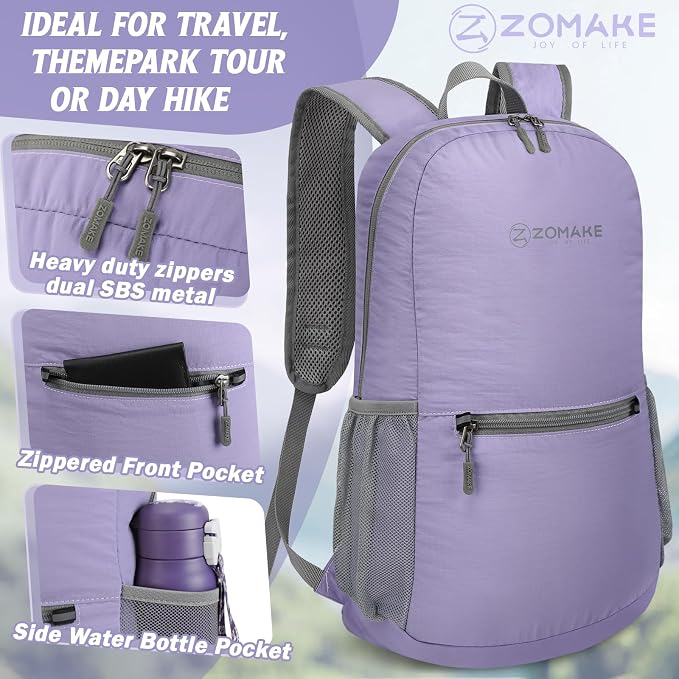 ZOMAKE Ultra Lightweight Hiking Backpack 20L - Image 5