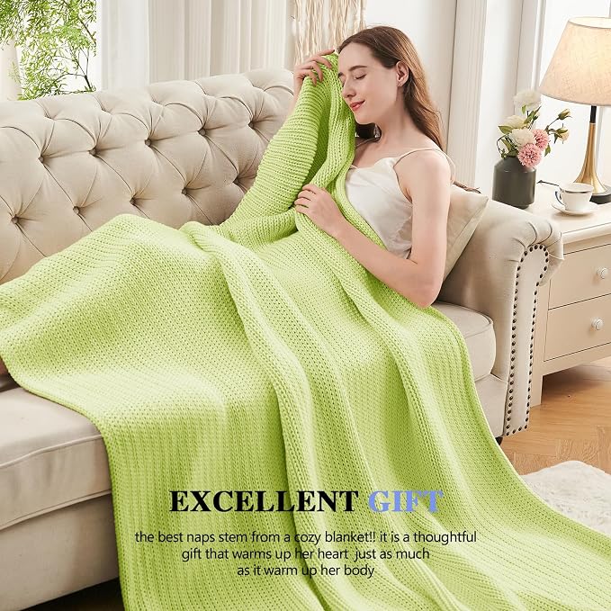 L'AGRATY Knitted Weighted Blanket - Image 6
