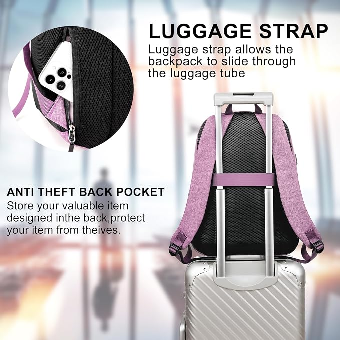 School Backpack for Teen Girls, Cute College Backpacks for Women Students - Image 6