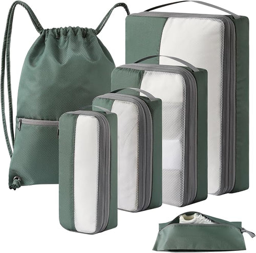 6 Set Compression Packing Cubes by KOOKOOMIA