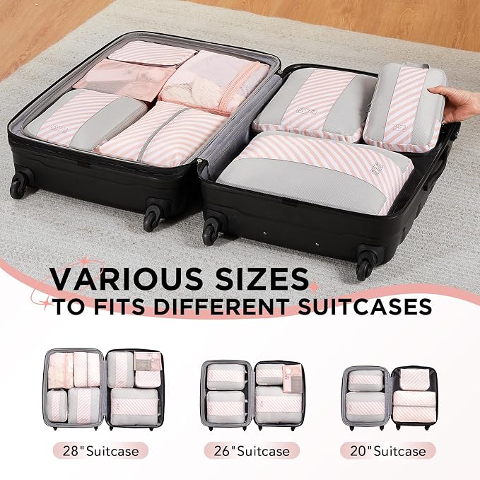 8 Set Compression Packing Cubes - Image 7